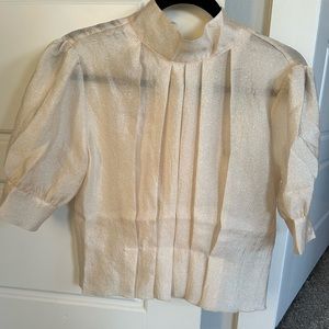 Cream blouse from Nakd fashion